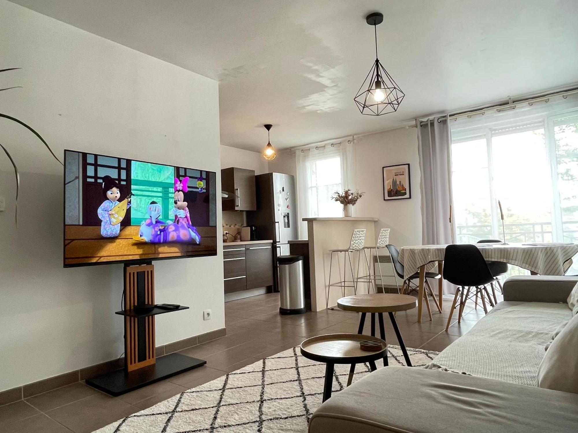 Duplex Moderne 8Per&3Ch&10 Min Disney&Parking Free Magny-le-Hongre Zewnętrze zdjęcie